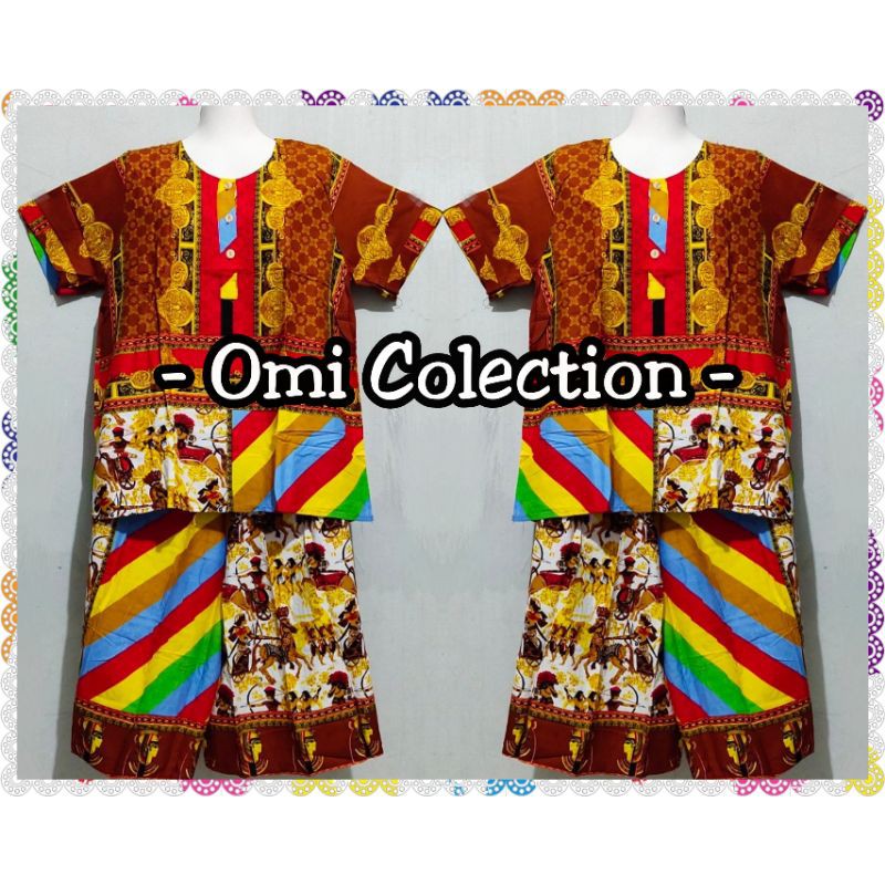 Setelan Kulot Kartika Batik Mix Motif