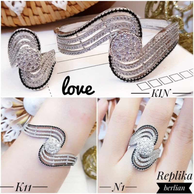 Xuping gelang dan cincin 1312l