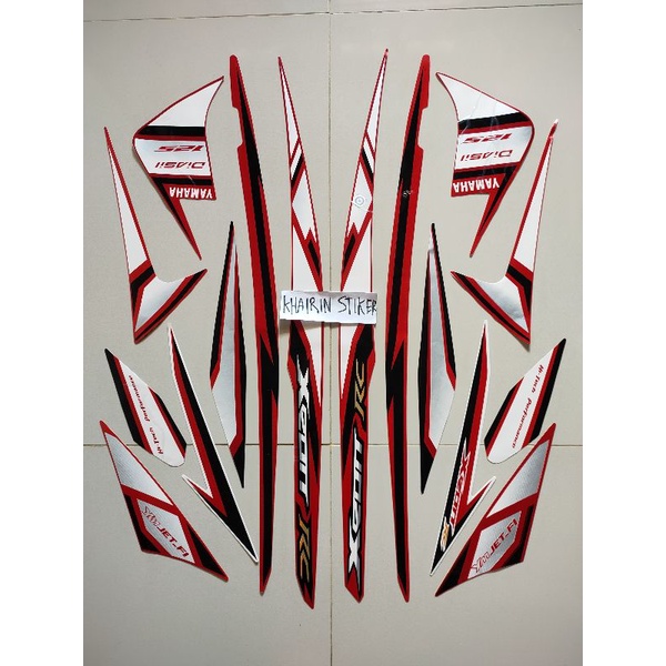 striping stiker Xeon rc 2013 2014 merah