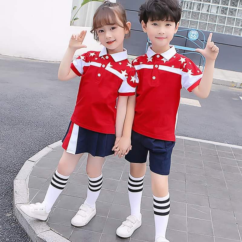 Baju COUPLE Anak Star Red KATEGORI COWOK/CEWEK