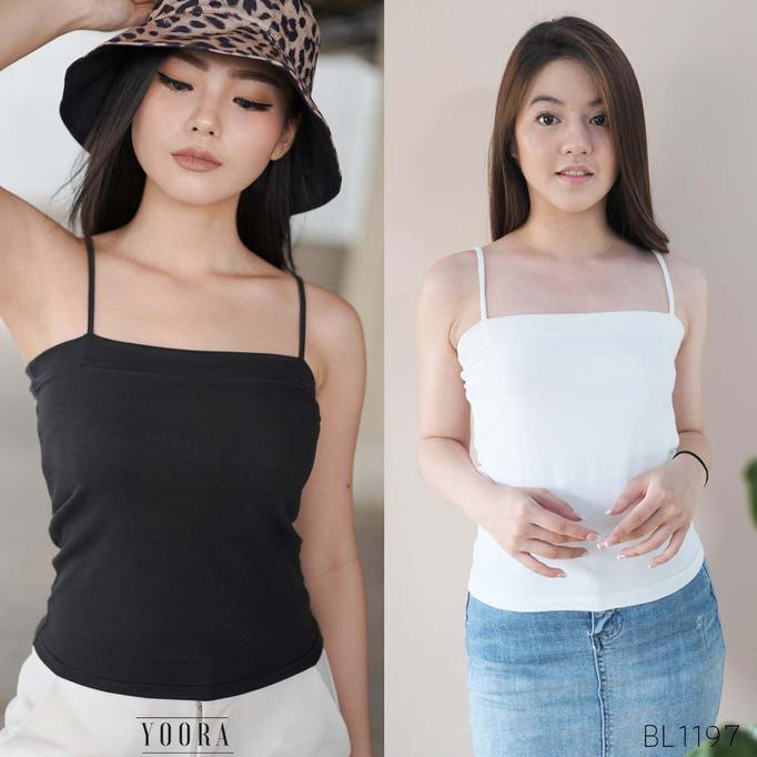 TANKTOP TALI POLOS - TANGTOP TALI POLOS SPANDEK FIT TO L