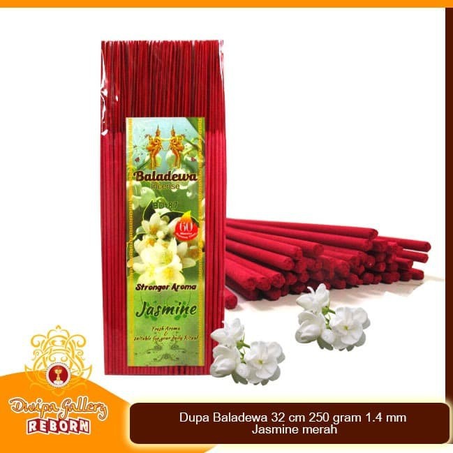 Dupa/ Hio Wangi Harum Baladewa 32cm 250gr 1.4 mm Jasmine merah