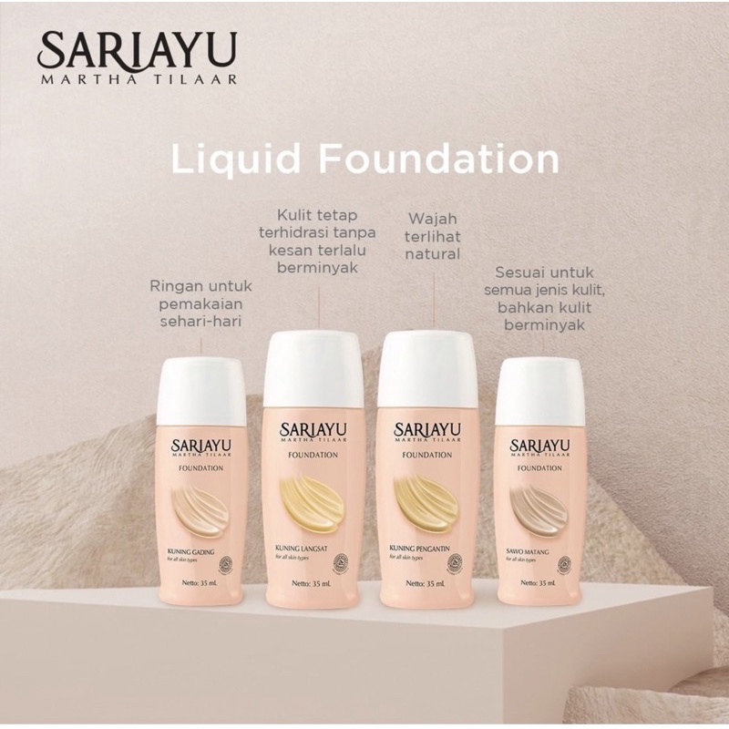 SARIAYU FOUNDATION 35ml