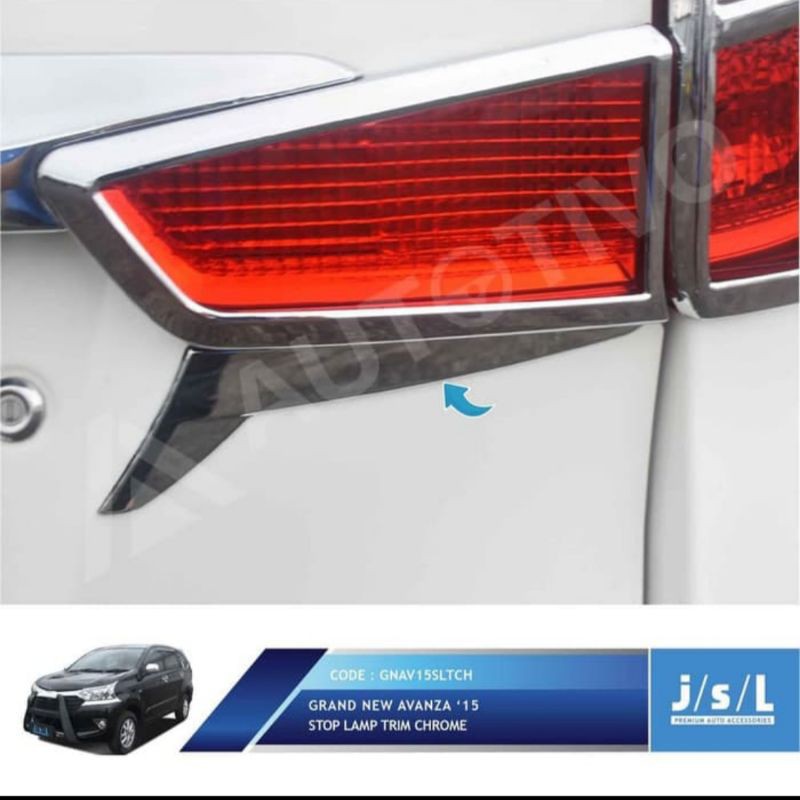 list lampu belakang grand all new Avanza Xenia stop lamp trim jsl