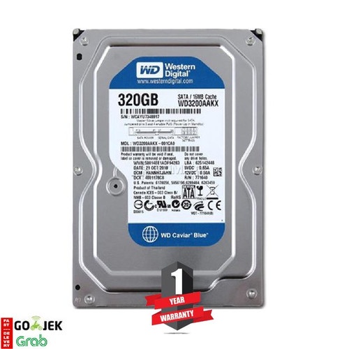 HARDISK HDD WD BLUE 320GB Harddisk Sata 3.5&quot; Termurah