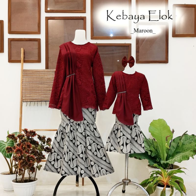 kebaya elok anak dan dewasa / kebaya anak / kebaya kartini / kebaya couple