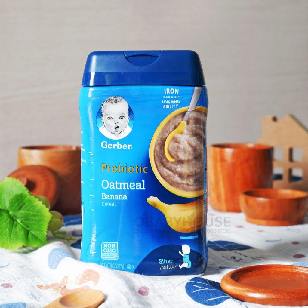 gerber probiotic oatmeal banana