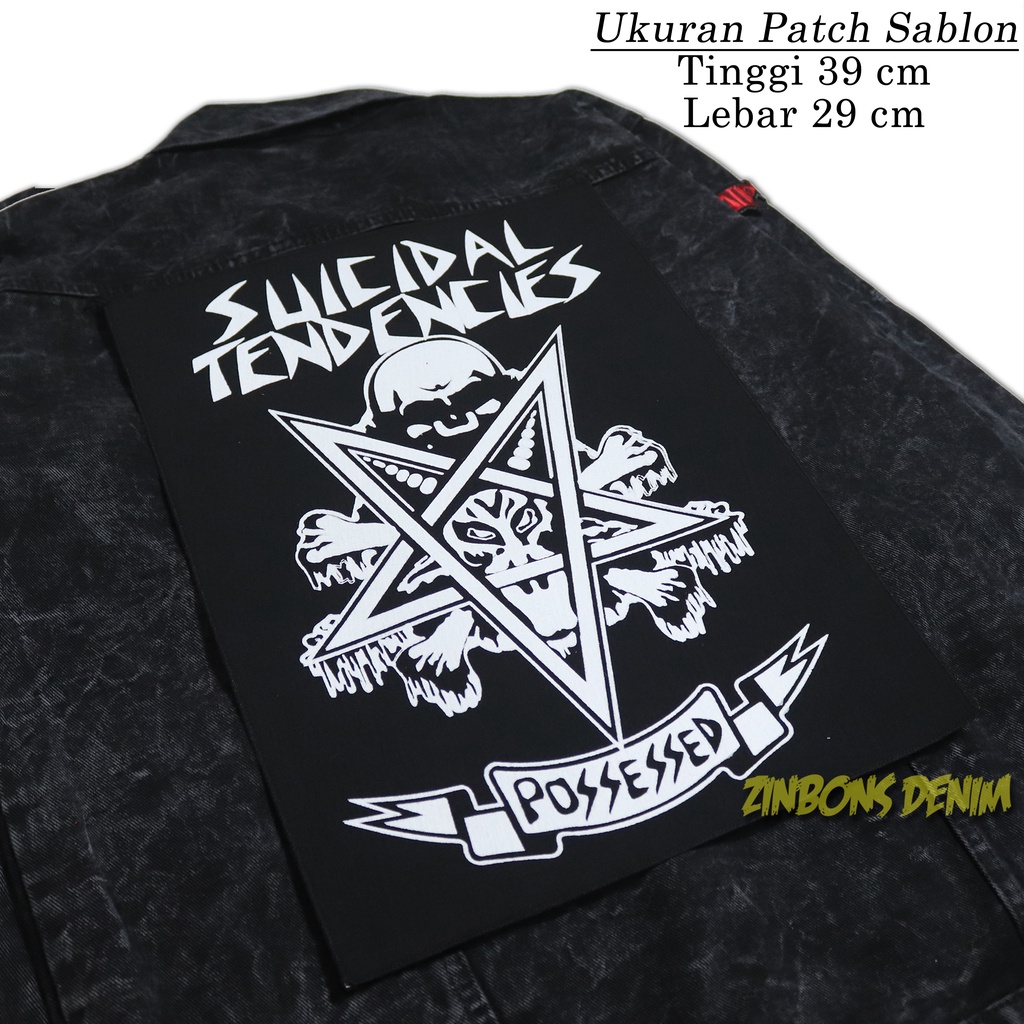 Tempelan Jaket Emblem Patch Backpatch Patch Sablon Patch Musik Patch Band