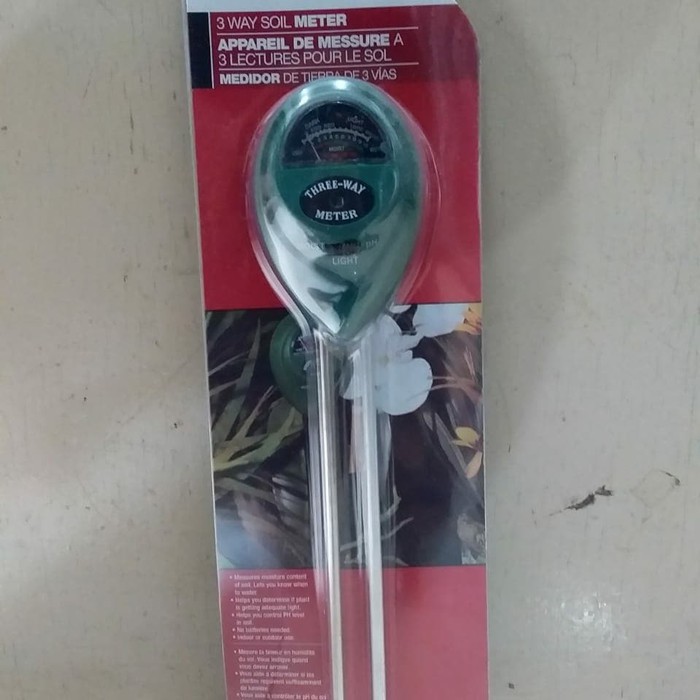 Ph meter + moisture alat cek tanah - 6065