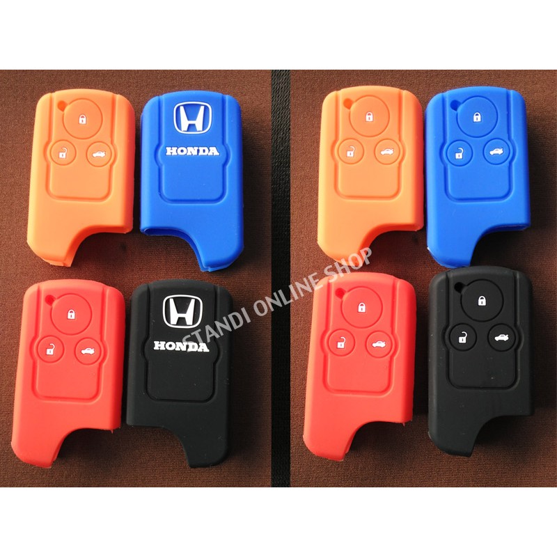 Kondom Kunci Silikon Remote Keyshirt Honda CRV 3 Tombol