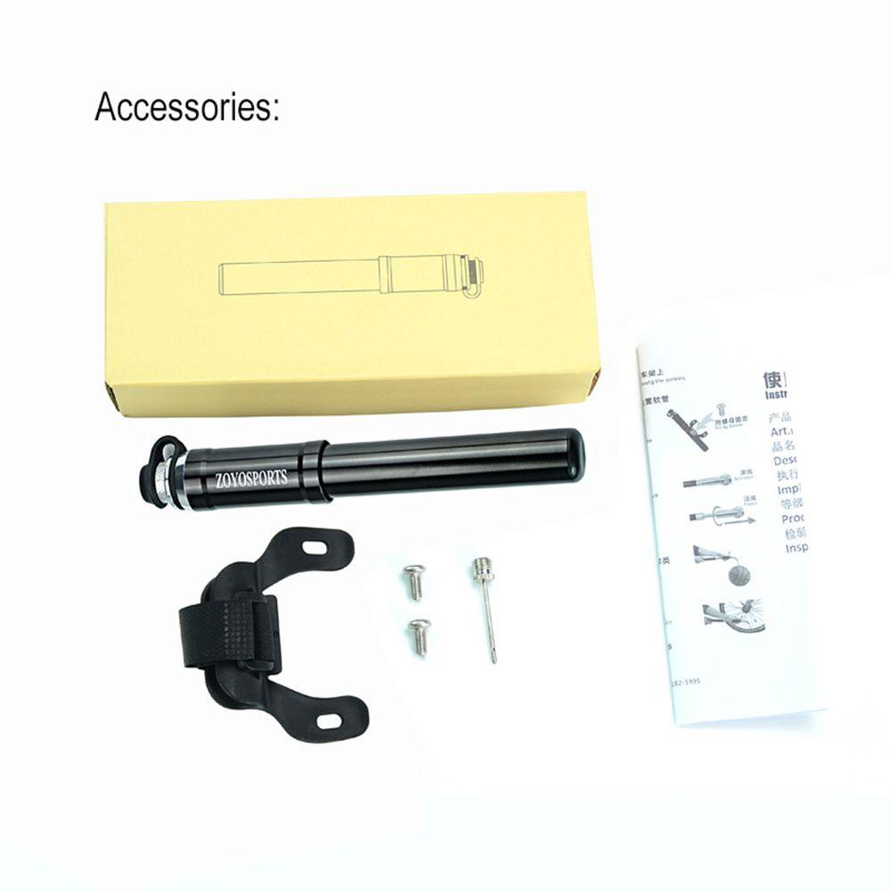 Populer Pompa Sepeda Mini Bahan Aluminium Alloy Air Needle Extension Hose Inflator Head