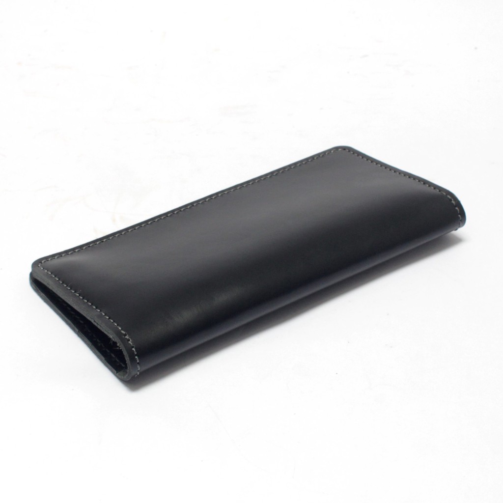 dompet cewek model panjang - long wallet kulit asli hitam  PHWL709