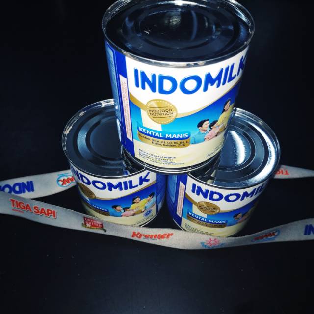 

Indomilk Kental Manis Kaleng Putih/Coklat