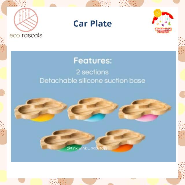 Ecorascals Bamboo Car Plate