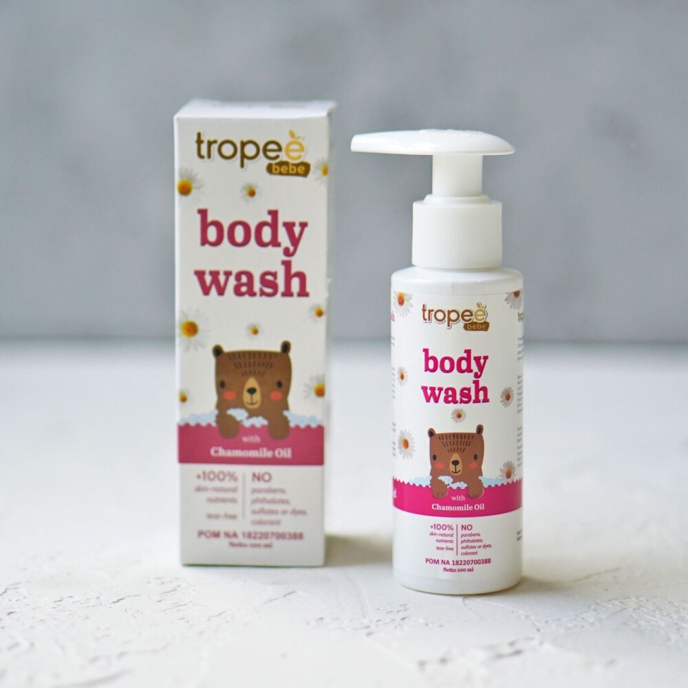 Tropee Bebe Body Wash Chamomile Oil / Body Wash Almond Oil / Shampoo &amp; Body Wash / Candlenut Oil / Candlenut Shampoo