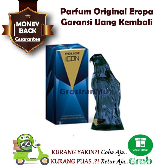 Original Parfum Pria Police Icon Botol Bentuk Burung Unik Ori Parfume