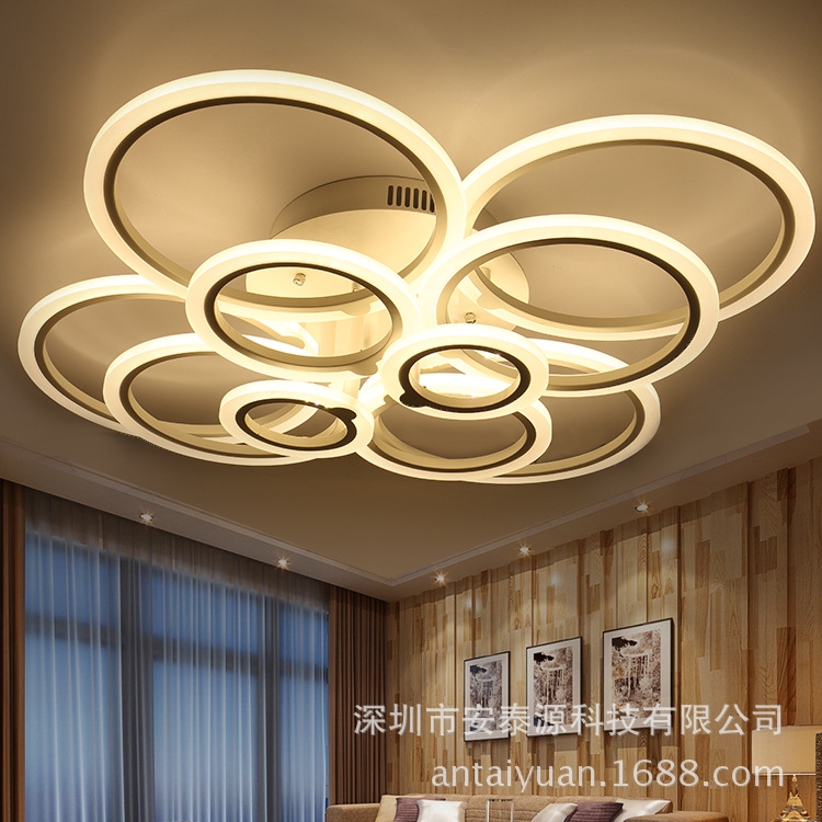 2022led ruang  tamu  Nordic tiang lampu  kamar tidur modern  minimalis  putaran lampu  langit langit 