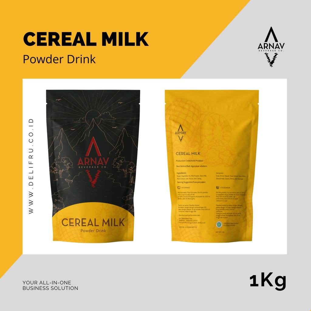 

Arnav Cereal Milk Powder Drink 1 Kg - Bubuk Minuman Susu Sereal