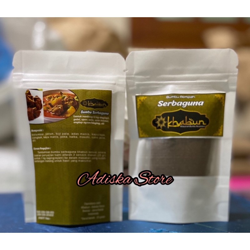 

Bumbu Rendang dan Gulai Serbaguna Khabun 50 gr
