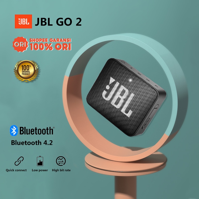jbl go 2 portable speaker bluetooth asli 100  jbl go2 speker blotooth super bass speaker waterproof 
