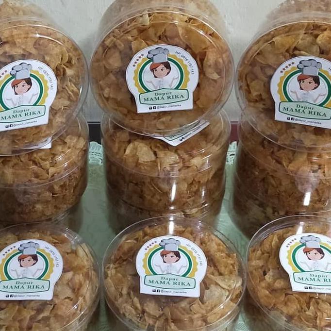

Keripik Kentang Ebi Dapur Mama Rika Homemade 100% Tanpa Msg