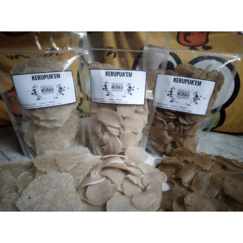 

krupuk mentah/krecek krupuk tumbar (250gr)