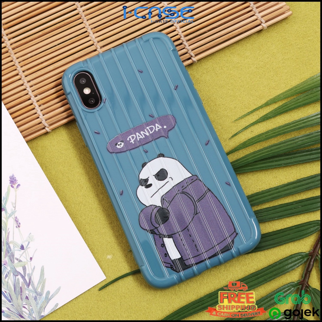 WE BARE BEARS TRUNK CASE FOR OPPO A5 A9 2020 F11 RENO ACE REALME VIVO XIAOMI