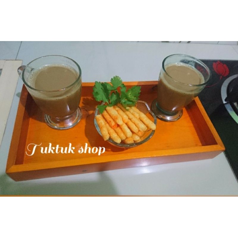 Nampan kayu jati belanda