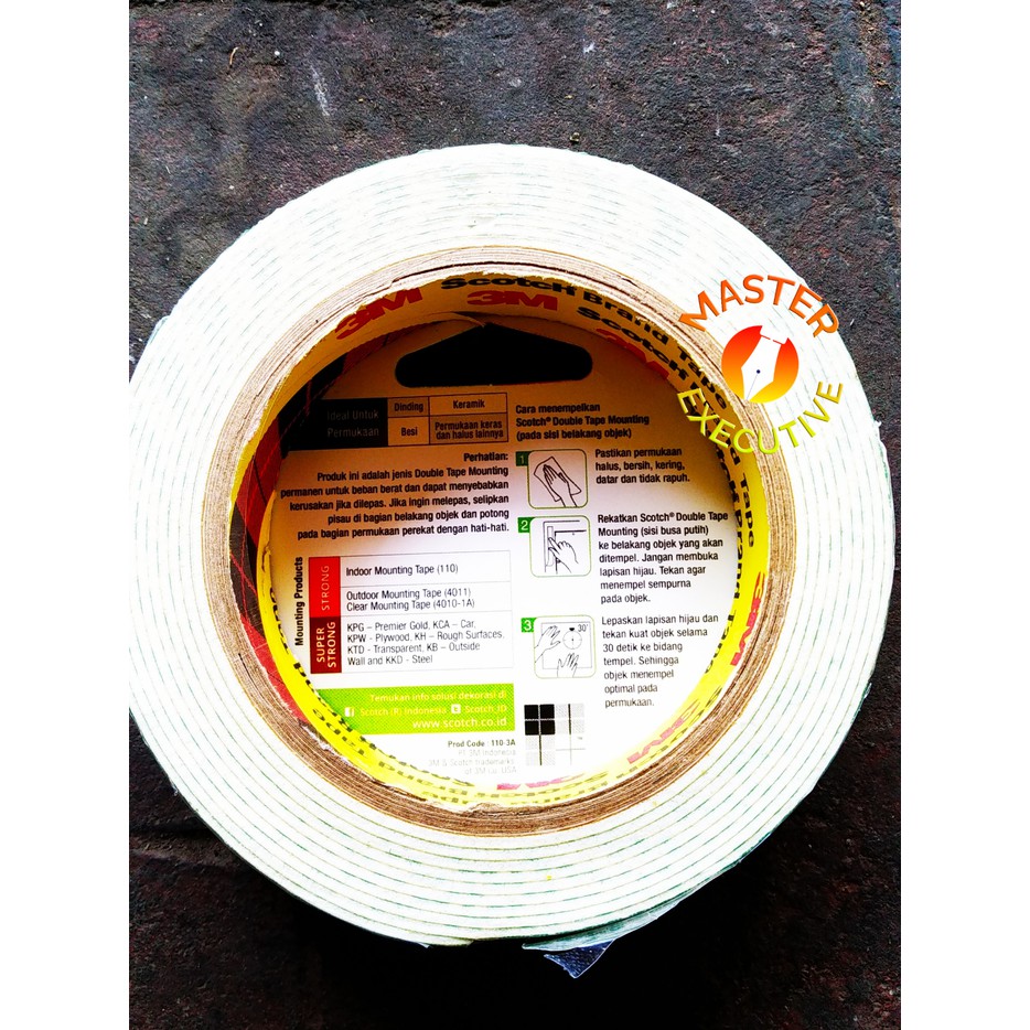 

Unik M Scotch Double Tape Mounting 24 mm x 3 meter Double Foam 1 inch terakhir