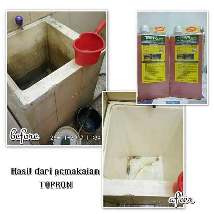 Topron pembersih serbaguna untuk lantai dan kamar mandi Top Ron