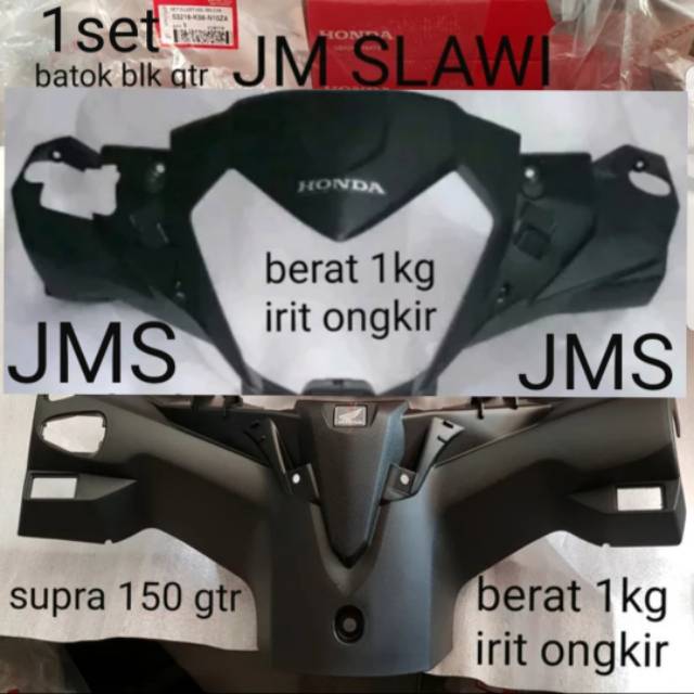 53205/53216 K56 N10 Cover handle fr&rr batok depan & belakang 1set supra150 gtr 2016-2018 ori honda 