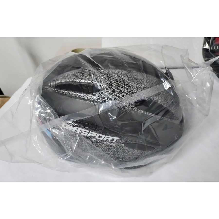 TaffSPORT Helm Sepeda Cycling Bike Visor Removable Lens - WT-018S-BK