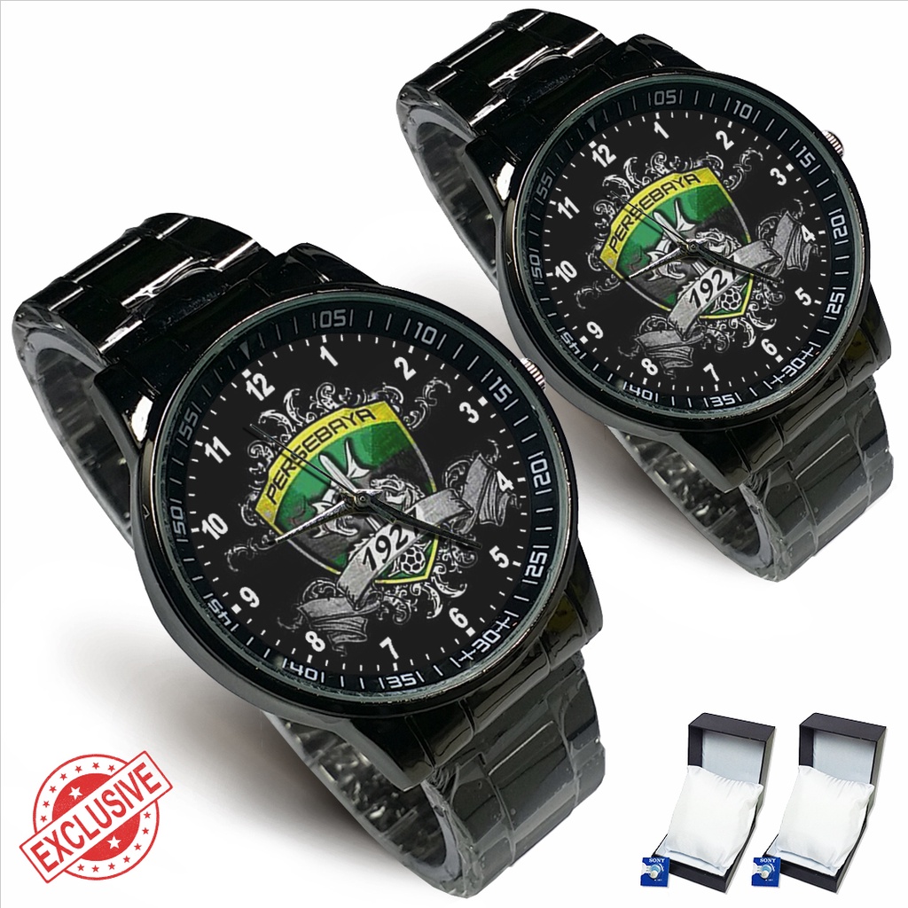 Jam Tangan Rantai Couple PERSEBAYA 1927 - 2 (Awesome)