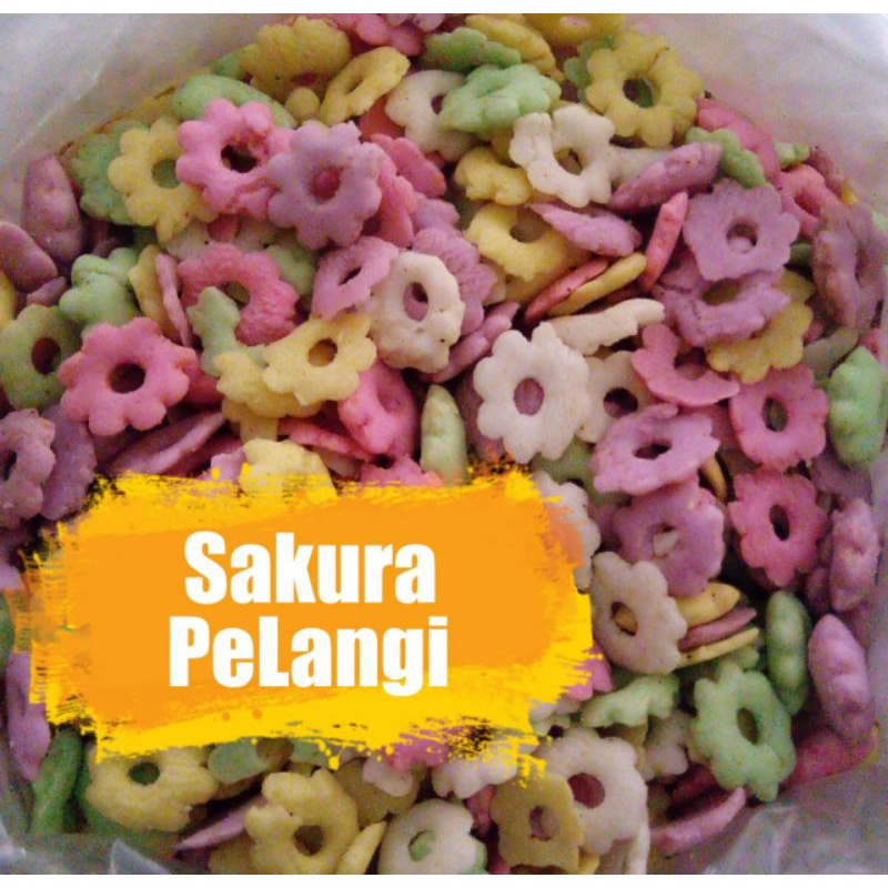 

SAKURA PELANGI eco jajanan jadul makanan ringan cemilan sehat kesukaan anak anak rasa gurih kemasan 250gr