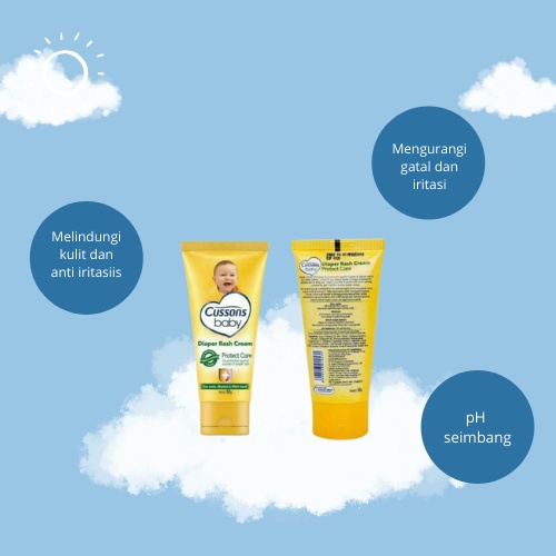 Cussons Baby Cream Protect Care Diaper Rash/Cusson Cream Ruam Popok 50gr/Krim Bayi