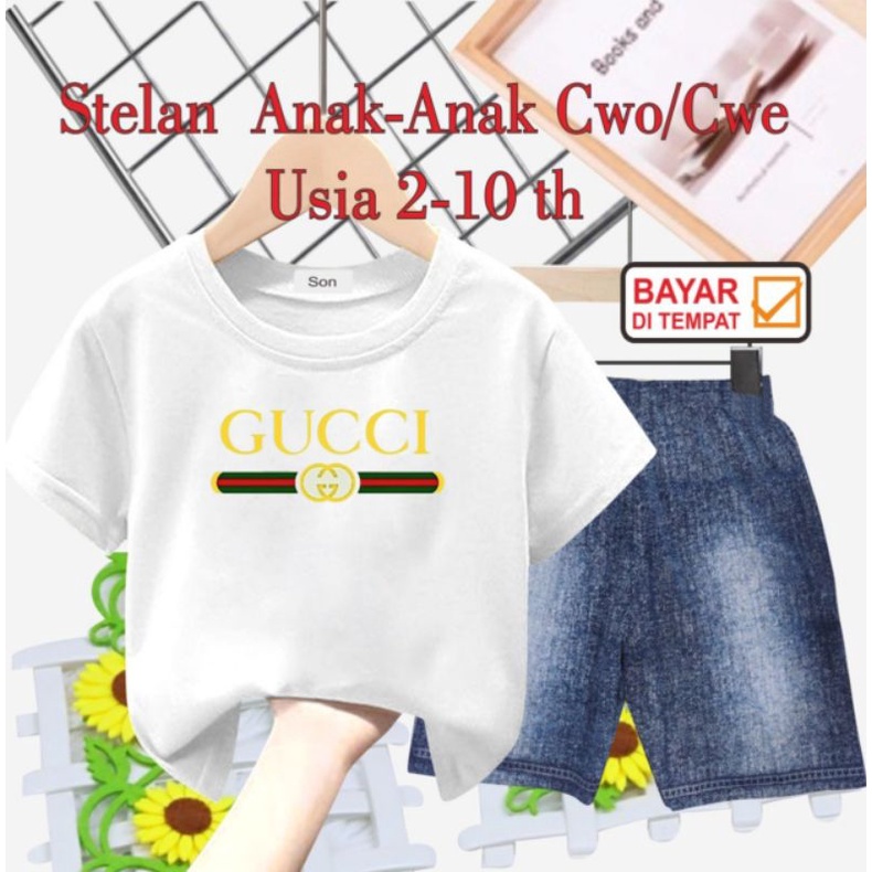 STELAN ANAK UNISEX/CELANA SEMI JEANS USIA 2 THN-10 THN(GUC3I LURUS)