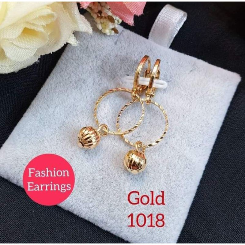 anting jurai bulat cantik perhiasan wanita fashion accesories