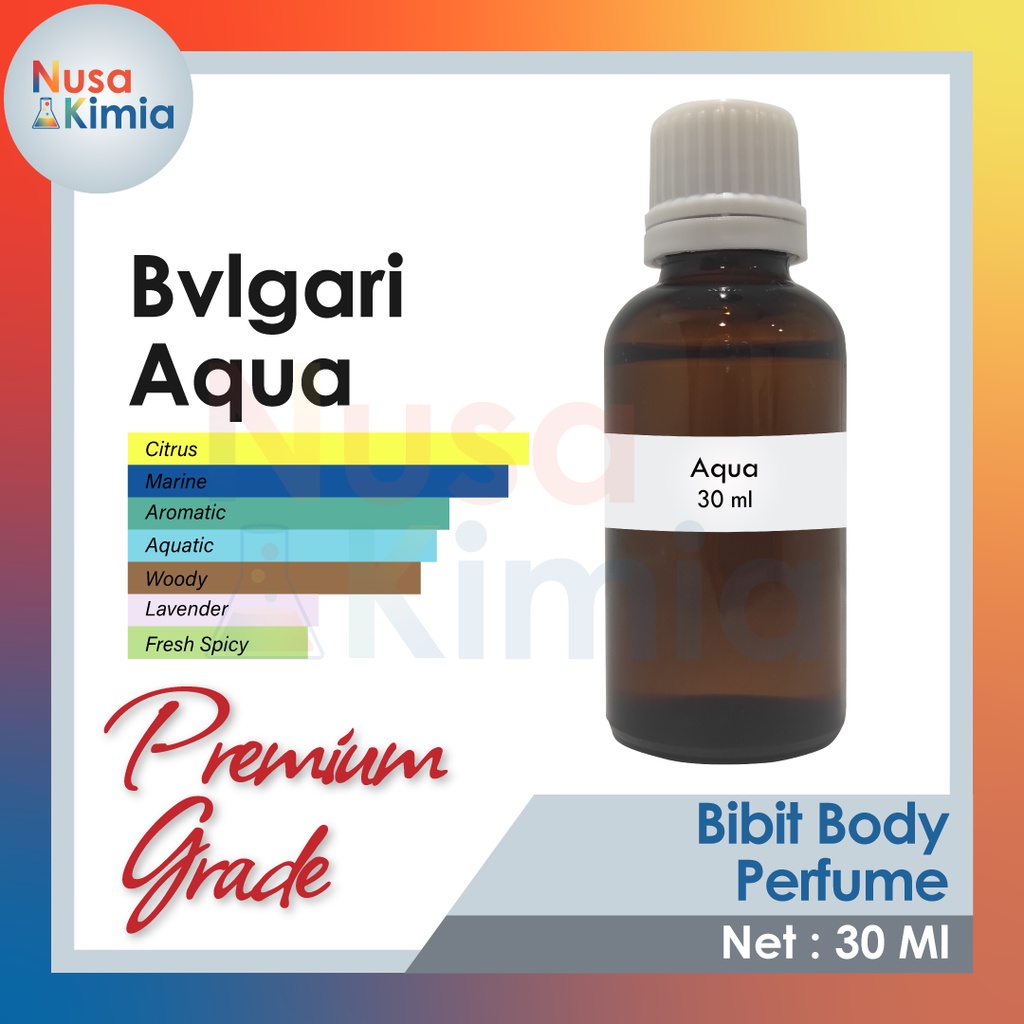 Bibit Minyak Wangi Refill Aqua Premium Grade