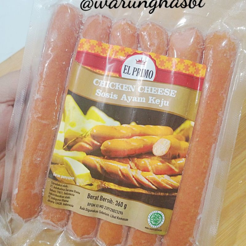 

ELPRIMO sosis ayam keju isi 6