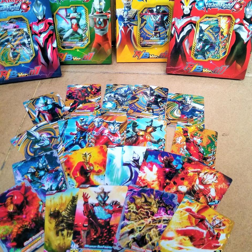 UJLJ KARTU ULTRAMAN ISI 20 NEW VERSI 4 RB VER 01 Fusion Fight Card HOT RARE ITEM Barang Super
