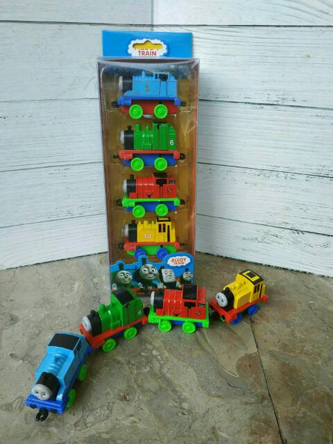 Mainan Kereta Anak Thomas And Friends diecast gandeng atau Kado Mainan Anak Thomas