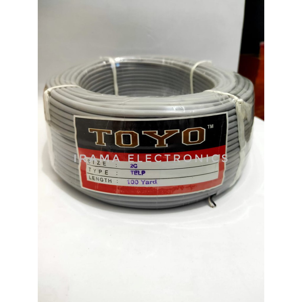 KABEL TELP TOYO 2C ISI 2 100YARD