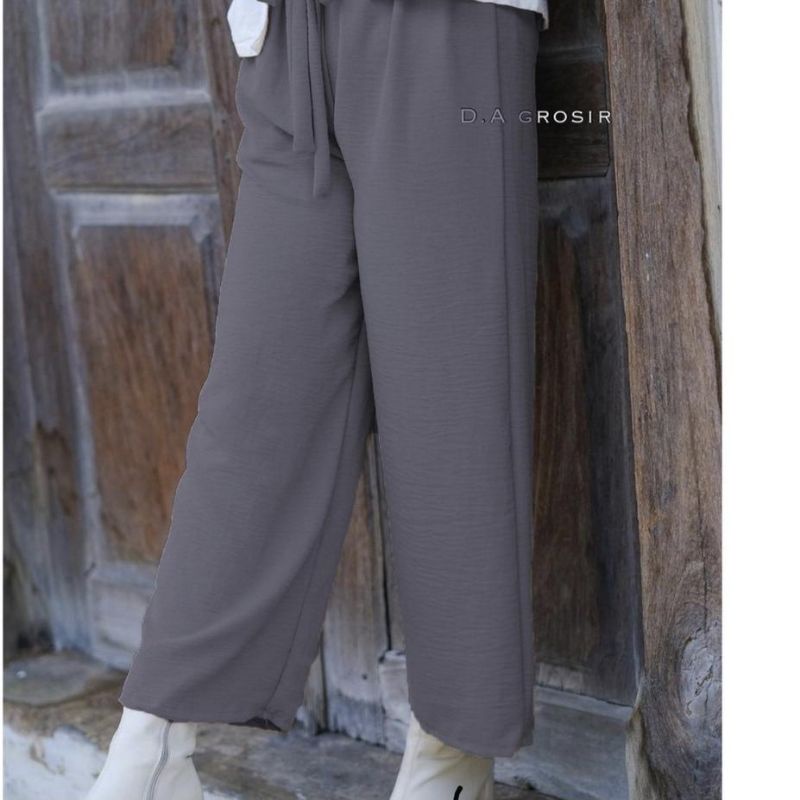 kulot wanita crinkle-grey