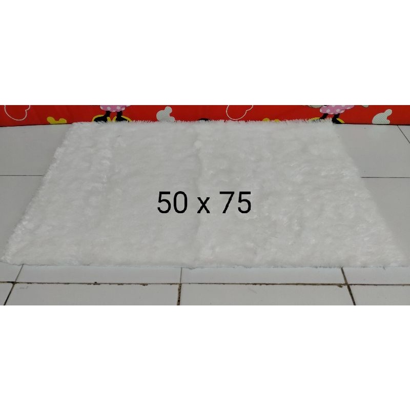 Alas Foto Bulu Rasfur Putih