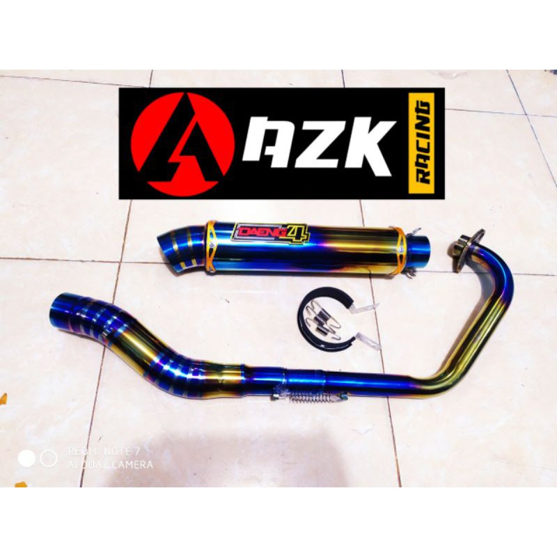Knalpot Racing DAENG Sai4 Suzuki SATRIA FU / RAIDER 150