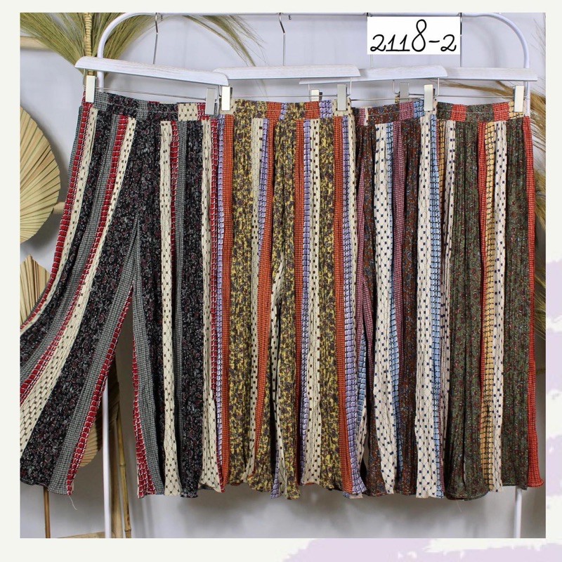 Celana kulot  import Grosir Pgmta Kode 2118-2 serian 4 pcs