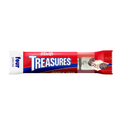 

Delfi Treasures Cokelat Cookies & Cream 2 x 36 gr