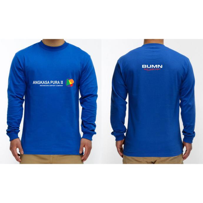 (DONE) KAOS BAJU COMBED 30S DISTRO ANGKASA PURA 2 BUMN POLOS CUSTOM PANJANG MURAH MERIAH