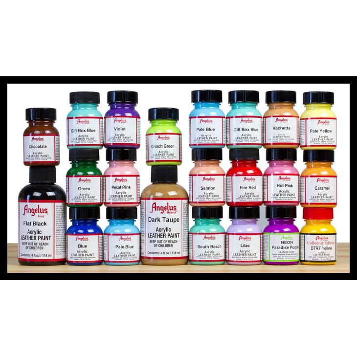 

PROMO ID 16937 ANGELUS ACRYLIC LEATHER PAINT 1 OZ / FABRIC PAINT / CAT KAIN PERALATAN MELUKIS MURAH