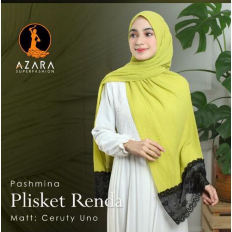 Plisket renda ory by azara